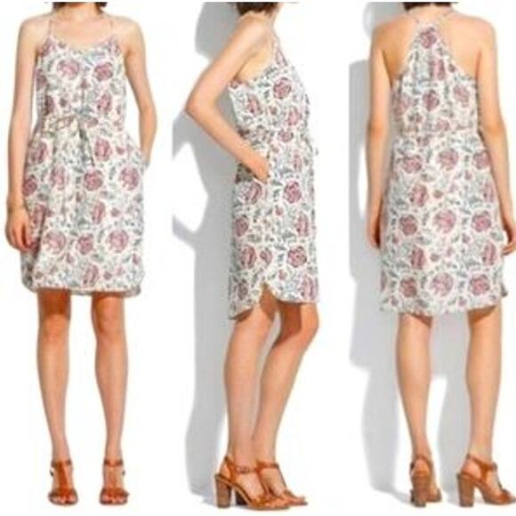 MADEWELL 2 Dress Silk Boho Cottage XS  adjustable strap 
Daybreak Turkish Garden - Picture 1 of 16